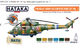 Polish AF / Army Helicopters paint set vol. 1, sada barev - 1/2
