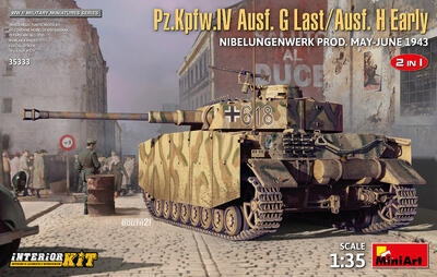 Pz.Kpfw.IV Ausf. G Last/Ausf. H Early. NIBELUNGENWERK PROD. MAY-JUNE 1943. 2 IN 1 INTERIOR - 1