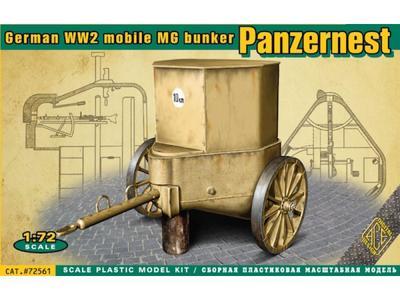 Panzernest German WWII mobile MG bunker