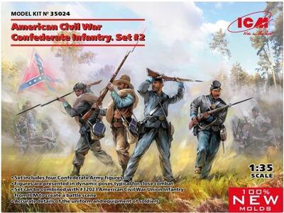 American Civil War Confeder Infantry