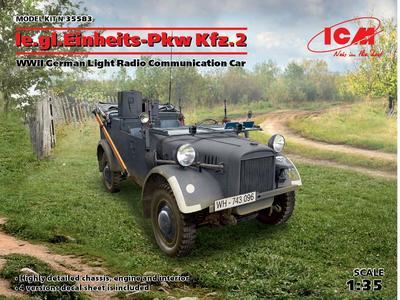 le.gl.Einheitz-Pkw Kfz.2 - WWII German Light Radio Communication Car - 1