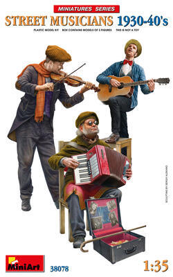 Street Musicians 1930-40´s (3 fig.)