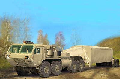 M983 Tractor with AN/TPY-2X Band Radar