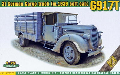 G917T German 3t Cargo truck (soft cab)