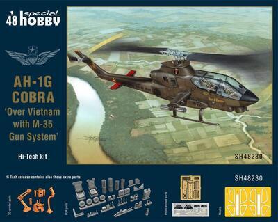 AH-1G Cobra ‘Over Vietnam with M-35 Gun System’ Hi-Tech Kit 1:48