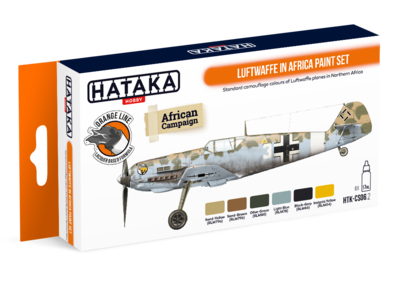 Luftwaffe in Africa Paint Set, sada barev - 1