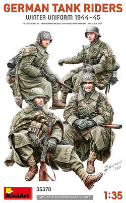 German Tank Riders, Winter Uniform (4 fig.)