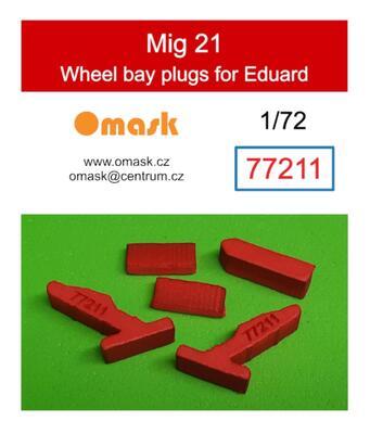 77211 1/72 Mig 21 wheel bay plugs (for Eduard)
 - 1