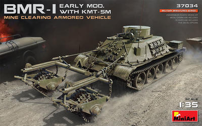 BMR-I Early Mod. With KMT-5M Mine Clearing Armored Wehicle - 1