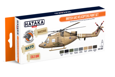 British AAC Helicopters Paint Set , set barev - 1