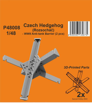 Czech Hedgehog (Rozsocháč) -
WWII Anti-tank Barrier (2 pcs) 1/48