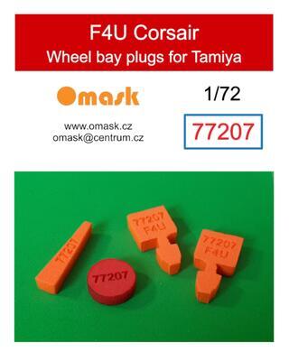 77207 1/72 F4U Corsair wheel bay plugs (for Tamiya)
 - 1