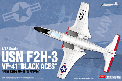 USN F2H-3 VF-41 "BLACK ACES" (1:72)