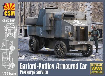 Garford-Putilov Armoured Car - Freikorps Service