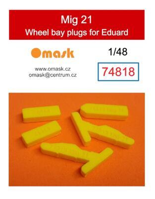 74818 1/48 Mig 21 wheel bay plugs (for Eduard) - 1