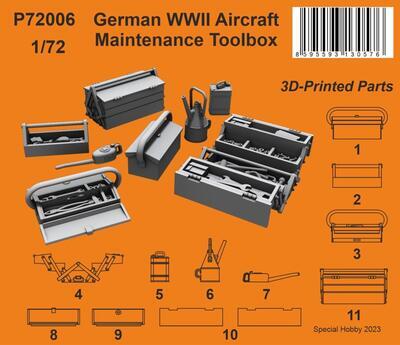 German WWII Aircraft
Maintenance Toolbox 1/72