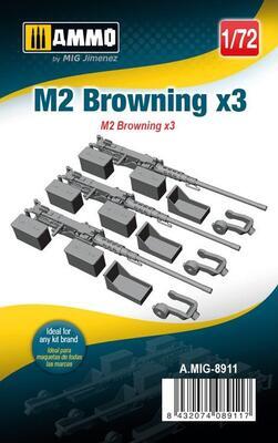 M2 Browning Machine Gun x3