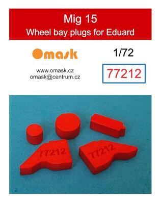 77212 1/72 Mig 15 wheel bay plugs (for Eduard)
 - 1