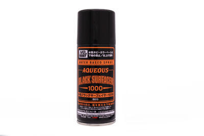 Aqueous Black Surfacer 1000 Spray - stříkací tmel - černý 170ml