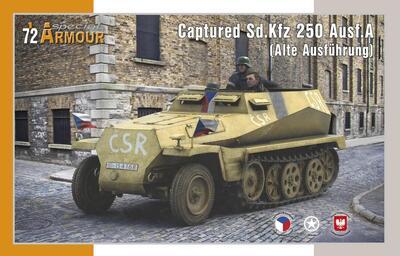 Captured Sd.Kfz 250 Ausf.A (Alte Ausführung) 1/72 