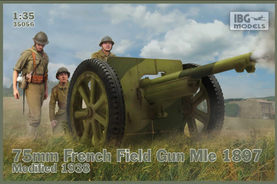 75mm French Field Gun MIe 1897, Modified 1938