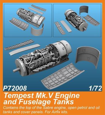 Tempest Mk.V engine and fuselage tanks