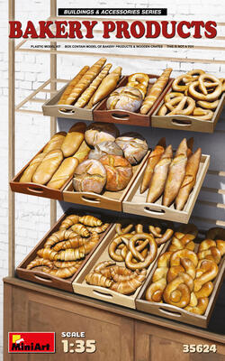 Bakery Products w/wooden crates