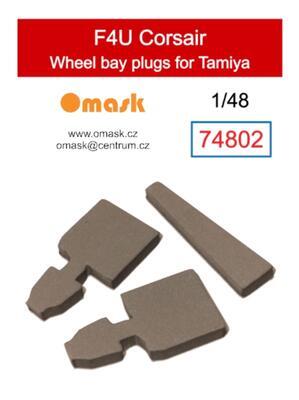 74802 1/48 F4U Corsair wheel bay plugs (for Tamiya) - 1