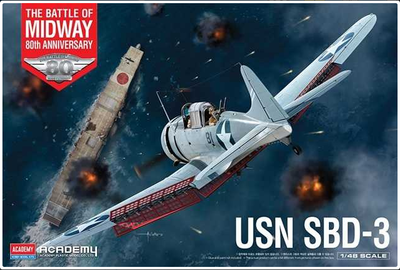 USN SBD-3 Battle of Midway (1:48)