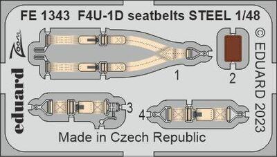 F4U-1D seatbelts STEEL
