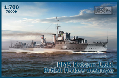 HMS Hotspur 1941 British H-Class destroyer