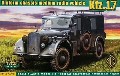 Uniform chassis medium radio vehicle KFZ 17