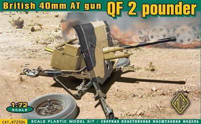 British 40mm AT gun QF 2 pounder
