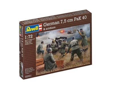 German 7,5cm paK 40 & Soldiers
