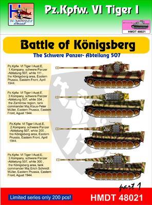 Pz. Kpfw. VI Tiger I - Battle of Konigsberg - Abteilung 507 - 1
