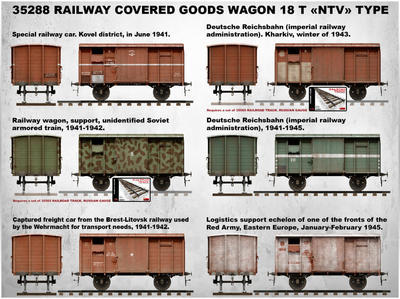 Railway Covered Goods Wagon 18t - 2