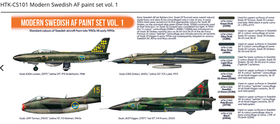 Modern Swedish AF paint set vol. 1, sada barev - 2