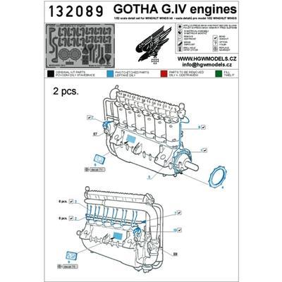 Gotha G.IV engine Daimler-Mercedes - 2