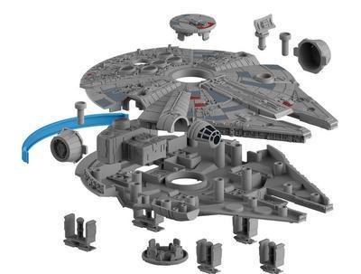 Millenium Falcon - Build & Play, zacvakávací model Star Wars se světelnými a zvukovými ef. - 2