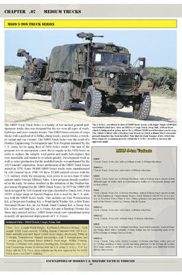 Encyclopedie of Modern U.S. Military Tactical Vehicles - 2