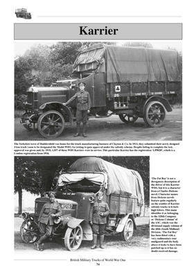 British Military Trucks of WW I - 2