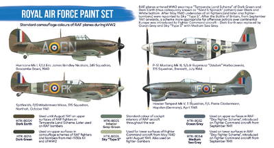 Royal Air Force Paint Set, sada barev - 2