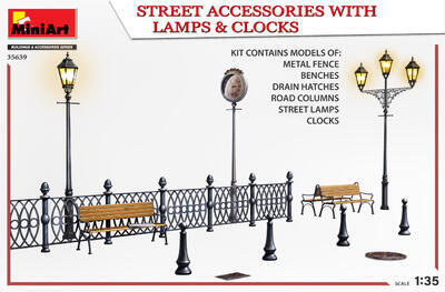 STREET ACCESSORIES WITH LAMPS & CLOCKS - 2
