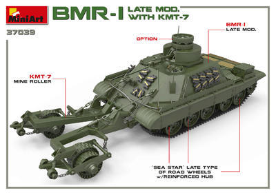 BMR-1 Late Mod. with  KMT-7 - 2