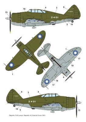Republic P-43A-1. - 2