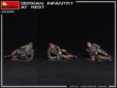 GERMAN INFANTRY AT REST - 2
