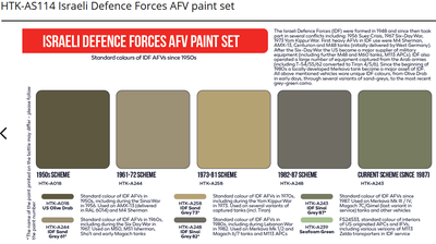 HTK-AS114 Israeli Defence Forces AFV paint set - 2