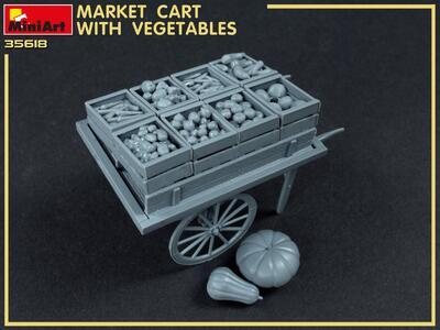 MARKET CART WITH VEGETABLES - 2