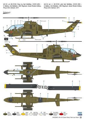 AH-1G Cobra ‘Early Tails over Vietnam’ Hi-Tech Kit  - 2