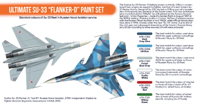 Ultimate SU-33 "Flanker-D" Paint Set, sada barev - 2